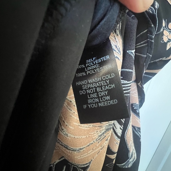 Lulus Darling Daylily Black Floral Print High-Low Maxi Dress Small - Picture 6 of 7